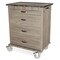 Wood Vinyl Wrapped Carts 4 Drawer, Wood Vinyl Punch Card Medication Cart WV540PC - alternate 1